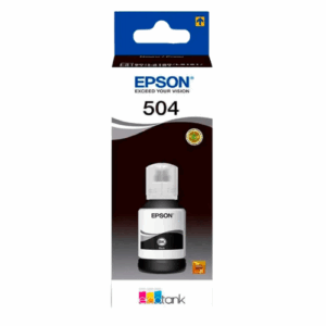 Botella Tinta Epson T504 Negra