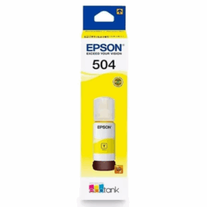 Botella Tinta Epson T504 Yellow