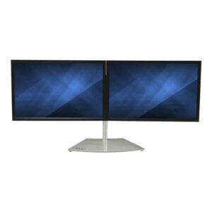 Base Soporte Startech para 2 Monitores de hasta 24“ (Horizontal, VESA, Plateado) - Imagen 3
