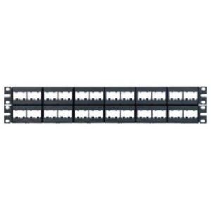 Panduit panel de distribucin modular Mini Com 48 puertos color negro - 2U - 19" - 48 puertos - Imagen 2