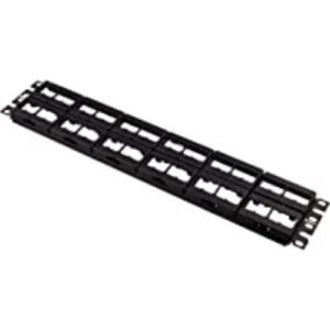 Panduit panel de distribucin modular Mini Com 48 puertos color negro - 2U - 19" - 48 puertos - Imagen 3