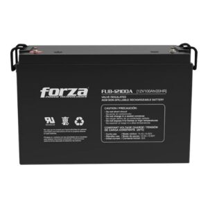 Batería Recargable para UPS Forza FUB-12100A, 12V, 100Ah AGM, Negro - Imagen 1