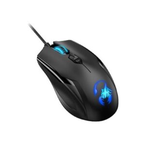 Mouse Gamer Genius GX Ammox X1-600, 4 Botones, 3.200 DPI, Negro RGB - Imagen 1