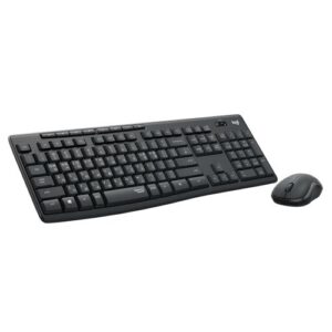 Kit Teclado y Mouse Inalámbricos Logitech MK295 Nano receptor USB, 2.4GHZ, Negro
