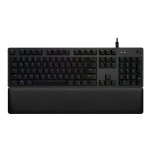 Teclado Mecánico Logitech G513 RGB Carbon GX Brown Táctil, Reposamanos, Español, USB - Imagen 1