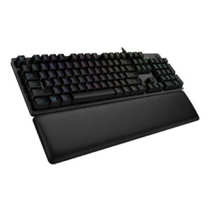 Teclado Mecánico Logitech G513 RGB Carbon GX Brown Táctil, Reposamanos, Español, USB - Imagen 2