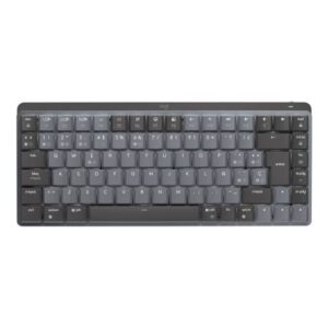 Teclado Mecánico Logitech MX Mechanical Mini, Bluetooth/ Dongle USB, Español, Grafito