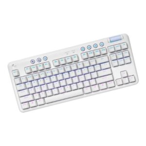 Teclado Mecánico Logitech G715 Wireless RGB, Switch GX, LIGHTSPEED/Bluetooth, Inglés, Blanco - Imagen 2