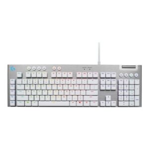 Teclado Gamer Logitech G815 LIGHTSYNC RGB, Mecánico, GL Tactile, Inglés, Blanco - Imagen 1
