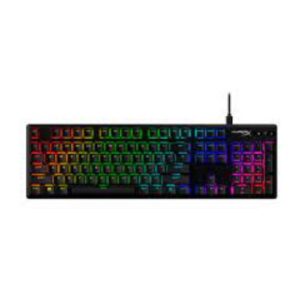 Teclado Mecánico HyperX Alloy Origins PBT (Switch HX Blue, Inglés, Negro) - Imagen 1