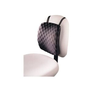 KNS L82021B COJIN LUMBAR CON SUPERFICIE RELAJANTE NEGRO - Imagen 1