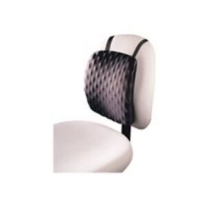 KNS L82021B COJIN LUMBAR CON SUPERFICIE RELAJANTE NEGRO - Imagen 3
