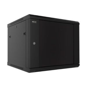 Nexxt Gabinete 18U de pared fijo, 19″, 600X600, Skd, 2Fan, Negro - Imagen 1