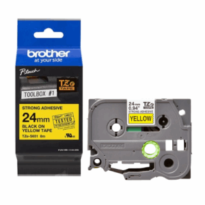 Cinta laminada Adhesiva Brother TZeS651 24 mm, 8 m - Imagen 2