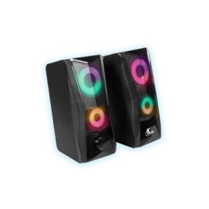 Parlantes Xtech INCENDO 2.0 de 4W (Jack 3.5, USB de 5V, Negro) - Imagen 2