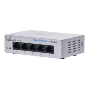 Switch Cisco Business 110-5T-D, 5 Puertos RJ45