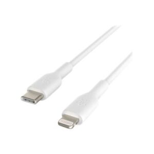 Belkin Cable De Carga Boost Charge, Usb-C A Lightning, Largo 1 Metro, Blanco