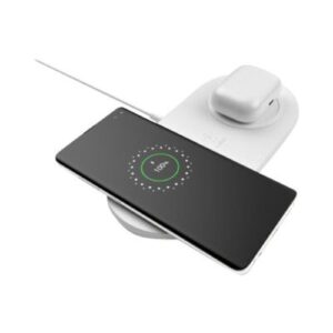 Belkin Cargador Inalámbrico Boost Charge Dual De 10 W (Qi, Blanco - Imagen 3