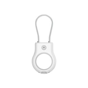 Belkin Candado Secure Holder Con Cable Fino Metálico Para Airtag Blanco P/N - Imagen 2