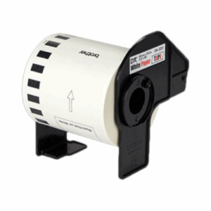 Cinta de Etiqueta Brother DK-2251 (Negro y Rojo sobre Blanco, 6.2cm x 15.2m - Imagen 3