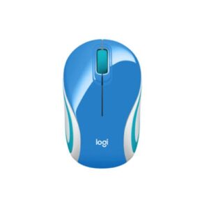 Logitech Mouse Mini Inalámbrico, Ultraportátil M187 3 Botones Refresh Azul - Imagen 2