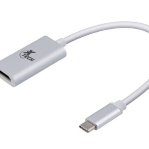 Xtech adaptador USB-C macho a HDMI hembra blanco - Imagen 1