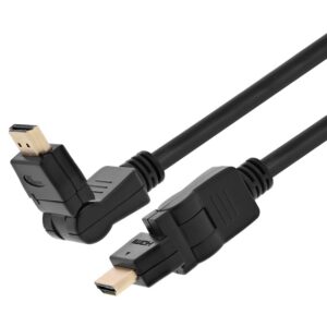 Cable Adaptador Xtech XTC-606 HDMI (Soporta 4k, 1.8 Metros, Negro)