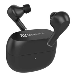 KlipX audifonos TWS ZoundBuds carga inalambrica 21 Hrs negro