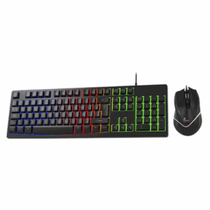 Kit Gamer Teclado + Mouse XTech Antec Anti-Ghosting, Español, Negro