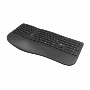Teclado Inalámbrico Klip Xtreme KBK-530S, 2.4 GHz, Ergonómico, Español LA, Black