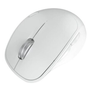 Mouse Inalámbrico RF + Bluetooth - 1600 DPI, Bluetooth 5.0, 10m Alcance, Nanorreceptor USB, Blanco
