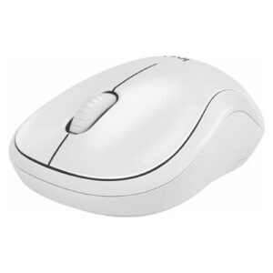 Logitech M240 Silent Bluetooth Mouse - Compacto, Portátil, Seguimiento Suave, 4000 DPI, Inalámbrico, Blanco Hueso