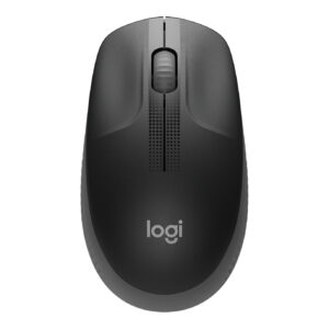 Logitech Mouse Inalámbrico M190, Óptico, 1000Dpi, Ambidiestro, Usb, Color Gris