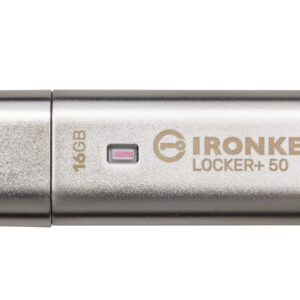 Pendrive Kingston IronKey Locker+ 50, Almacenamiento 16GB, USB 3.2 Gen 1 - Imagen 1