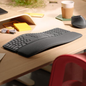 Teclado Logitech Ergo K860, RF Wireless + Bluetooth, Negro - Imagen 6