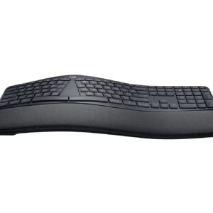 Teclado Logitech Ergo K860, RF Wireless + Bluetooth, Negro