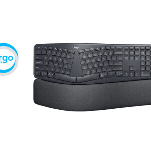Teclado Logitech Ergo K860, RF Wireless + Bluetooth, Negro - Imagen 5