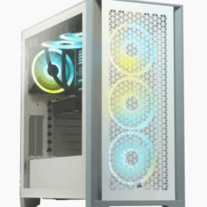 Gabinete Corsair 4000D AirFlow ATX, Vidrio Templado, Malla Frontal, Blanco - Imagen 1