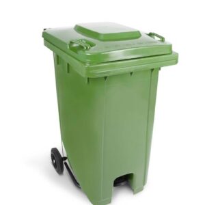 Basurero con Pedal Verde 240 Litros GENERICO