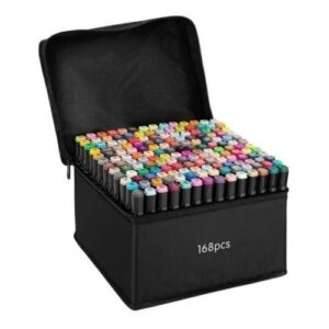 Set de 168 Rotuladores U BUY Marcadores Plumones Doble Punta