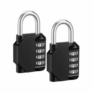 X2 candado para locker GENÉRICO, de bloqueo, 4 dígitos, casillero