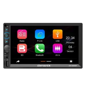 Radio doble din AIWA Android CarPlay Bluetooth pantalla 7"