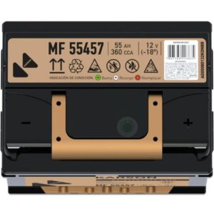 Batería de automóvil KARSON 55 Ah positivo derecho 360 CCA - Imagen 3