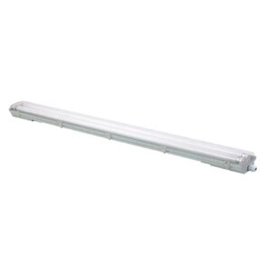 Estanco ECO WANT para Doble Tubos LED 2*36W Transparente 120CM