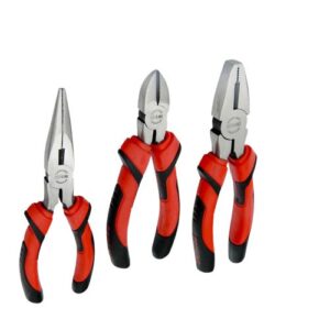 Set de alicates REDLINE acero 3 unidades