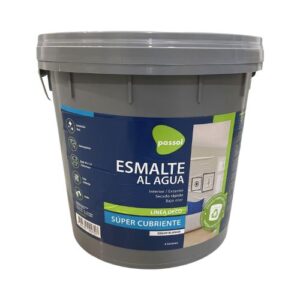 Esmalte al Agua QUIMICA PASSOL Mate Blanco 4 galón(es)