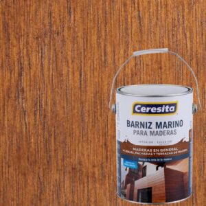 Barniz Marino CERESITA Brillante Nogal 1 galón - Imagen 3