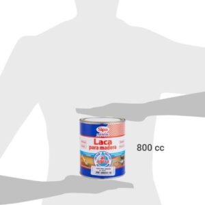 Laca para Madera SIPA Brillante Incoloro 800 cm³ - Imagen 3