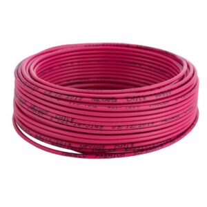 Alambre MADECO (H07V-U) 1,5 mm2 25 m Rojo Aislado Premium de Cobre