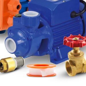 Kit Esencial FLOWMAK 0,5HP Bomba Periférica + Control Eléctrico + Accesorios - Imagen 3